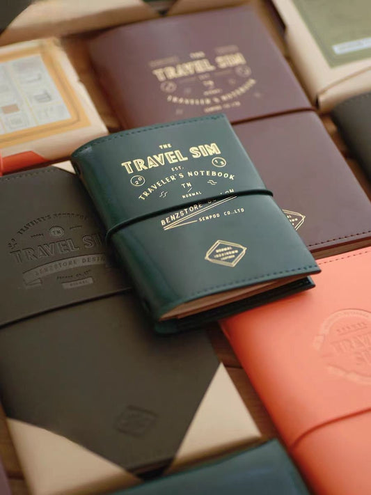 Retro Travel Journal | Passport Standard Size | TN Cover | Travel Journal | Notebook Journaling Supplies | Gift for Her