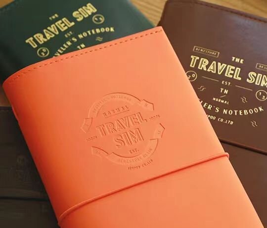 Retro Travel Journal | Passport Standard Size | TN Cover | Travel Journal | Notebook Journaling Supplies | Gift for Her