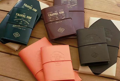 Retro Travel Journal | Passport Standard Size | TN Cover | Travel Journal | Notebook Journaling Supplies | Gift for Her