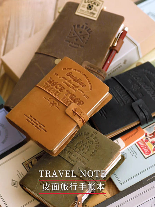 Genuine Leather Travel Journal | Passport Standard Size | TN Cover | Travel Journal | Notebook Vintage Journaling | Gift for Her