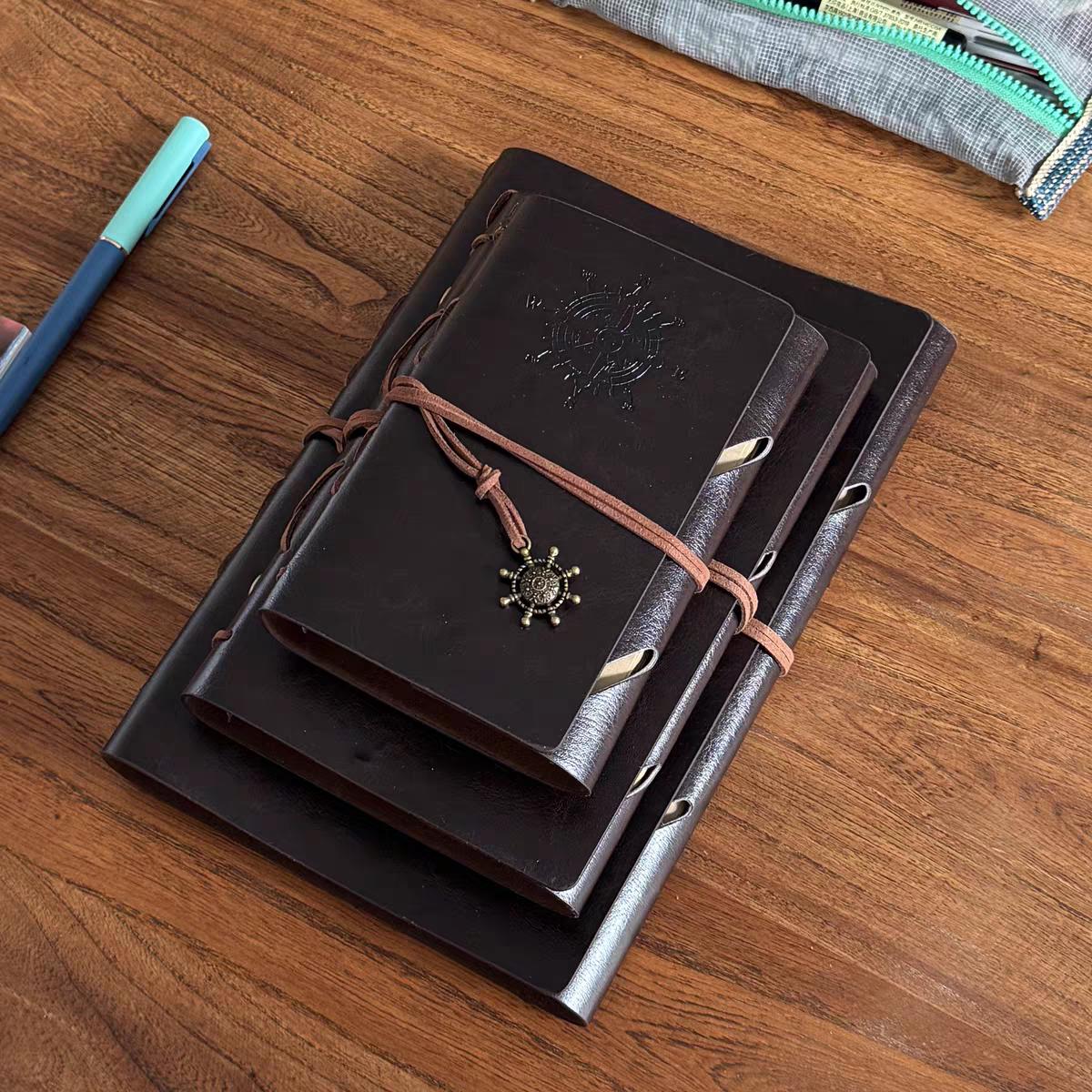 A5 A6 A7 Retro Vegan Leather 6 Ring Binder |Personal Size |Loose Leaf Binder Cover | 2025 Refillable Planners |Journal Diary Agenda Notebook