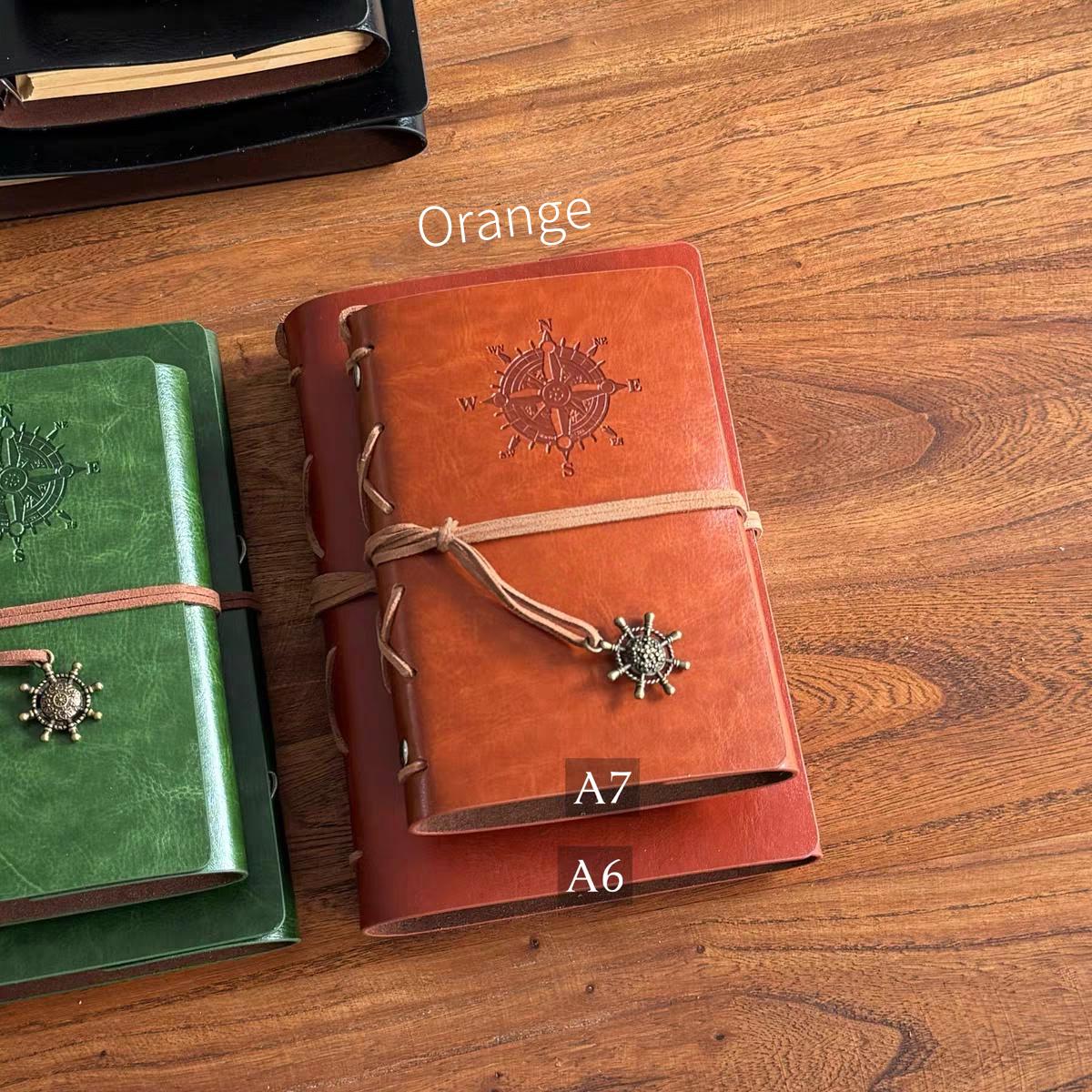 A5 A6 A7 Retro Vegan Leather 6 Ring Binder |Personal Size |Loose Leaf Binder Cover | 2025 Refillable Planners |Journal Diary Agenda Notebook