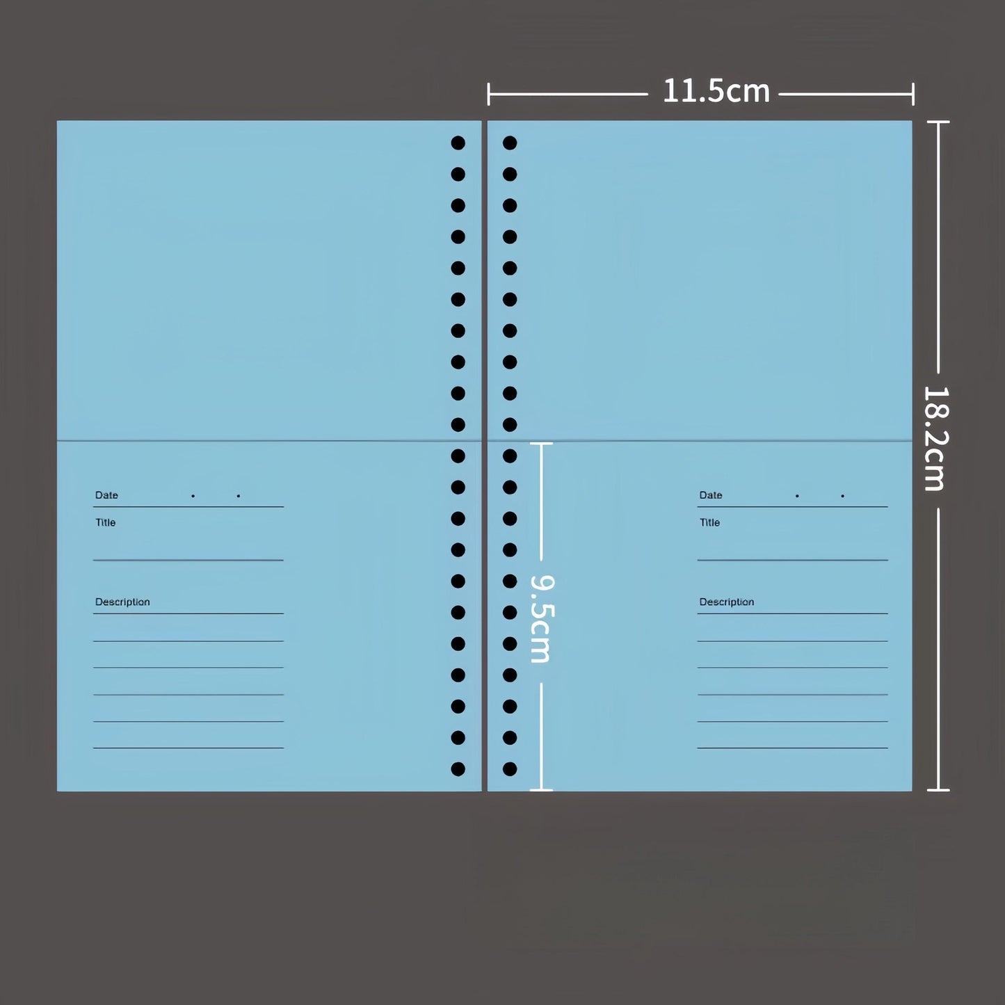 Paepr Pocket Loose-leaf Notebook | Ticket Sticker Banknote  Organizer | Insert Pocket Binder Notebook | Cash Envelope | Budget Book Planner