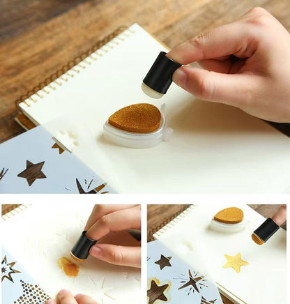 5pcs Finger Sponge Daubers | Foam Daubers | Tiny Blending Tools | Ink Blending Tool |  Blend Ink |  Dome Shaped Foam Applicator