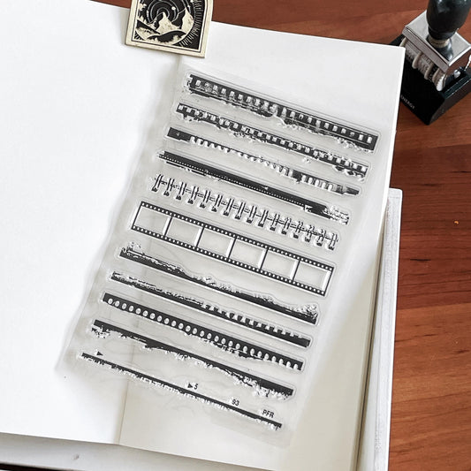 Torn Paper Clear Stamp | Memo Transparent Rubber Stamps | Bullet Journal Junk Journal Planner Accessories Card Making