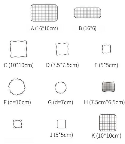 High-Quality Acrylic Block for Clear Stamp | Transparent Stamp Block | Stamp Pad | Rubber Stamp Block | Mounting Pad | Journal Planner