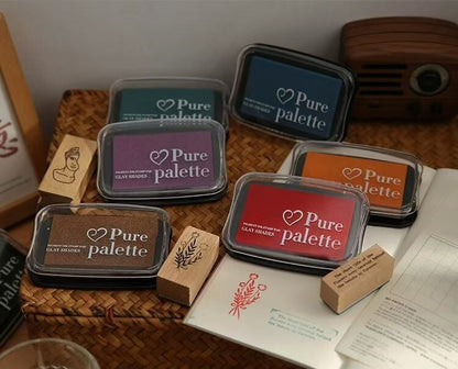 Ink Stamp Pad | Retro Big Ink Pads | Stamp Seal Stamping Ink Pad | DIY Rubber Stamping Ink Pads | Colorful Ink Pad Set
