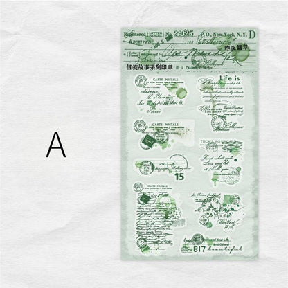 Retro Silicone Clear Stamp | Snow Flakes Coffee Stains Transparent Rubber Stamps | Bullet Journal Planner Accessories Card Making