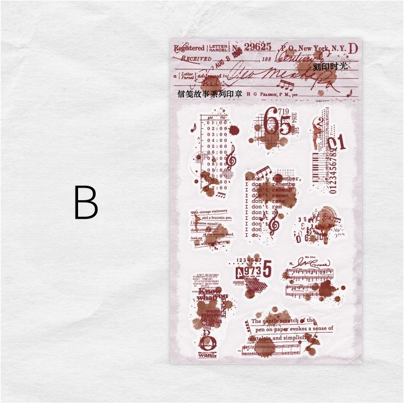 Retro Silicone Clear Stamp | Snow Flakes Coffee Stains Transparent Rubber Stamps | Bullet Journal Planner Accessories Card Making