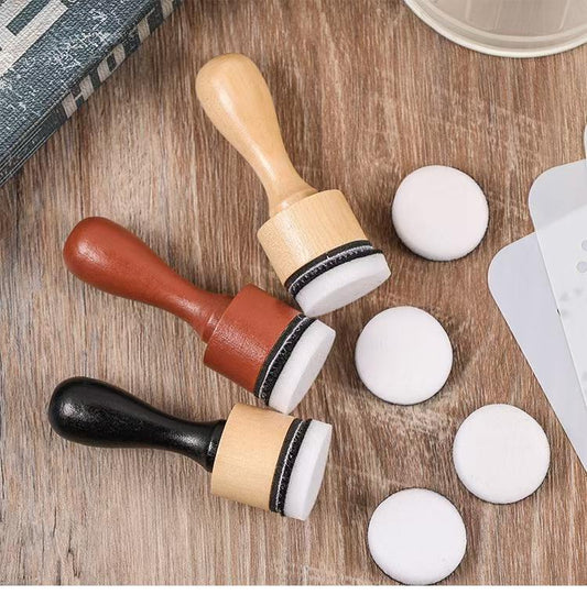 Wood Handle Applicator Tool | Mini Blending Tools With Foam | Ink Blending Tool | Foam Applicators