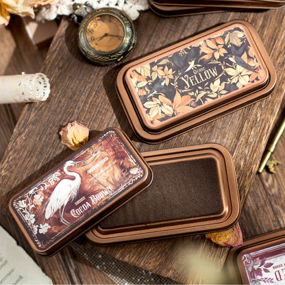 Medieval Legend Ink Stamp Pad | Retro Big Ink Pads | Stamp Seal Stamping Ink Pad | DIY Rubber Stamping Ink Pads | Colorful Ink Pad Set