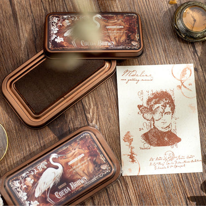 Medieval Legend Ink Stamp Pad | Retro Big Ink Pads | Stamp Seal Stamping Ink Pad | DIY Rubber Stamping Ink Pads | Colorful Ink Pad Set