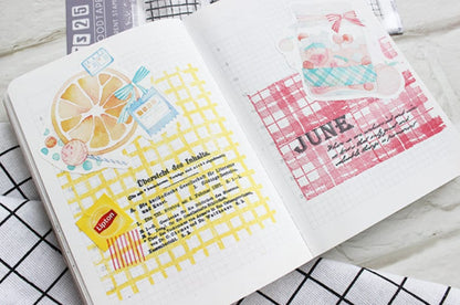 Grid Plaid Checkered Line Square Silicone Stamp | Transparent Clear Stamp Set | Scrapbooking Stamp | Planner Stamp | Bullet Journal