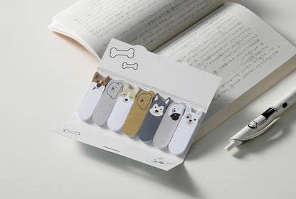 Cute Cats Dogs Page Flags | Book Annotation Book Tabs | Index Tabs | Page Markers | Page Tabs for Annotating Books for Book Lover