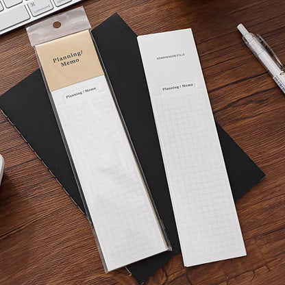 Foldable Reading Memo Notepad | Memo Pad | Monthly Schedule | Weekly Schedule | Coordination | Creative Bookmark | Note Taking | Booklover