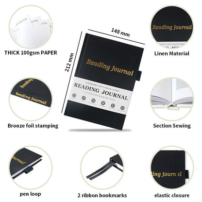 Reading Tracker Journal | Book Review Journal | Physical Reading Planner | Book Club Gift | Book Lover Gift | Gift for Her