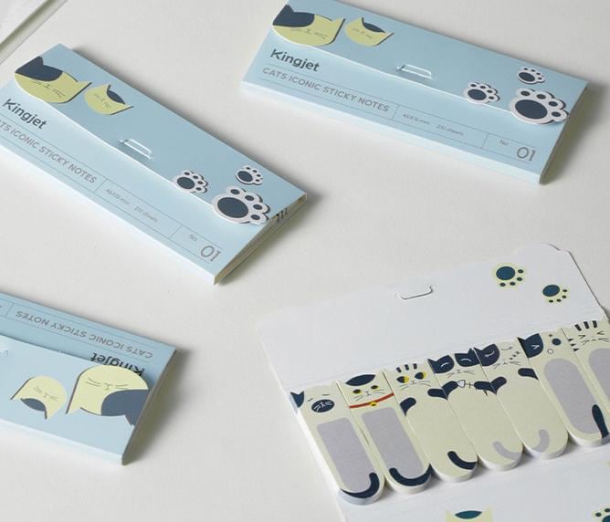 Cute Cats Dogs Page Flags | Book Annotation Book Tabs | Index Tabs | Page Markers | Page Tabs for Annotating Books for Book Lover