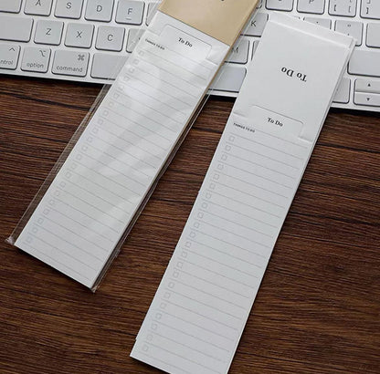 Foldable Reading Memo Notepad | Memo Pad | Monthly Schedule | Weekly Schedule | Coordination | Creative Bookmark | Note Taking | Booklover