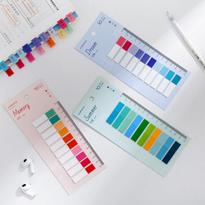 Candy Color Page Flags Sticky Notes | Sticky Index Tabs | Writable Book Tabs | Markers Annotation Tabs |  Planner  Study Supplies