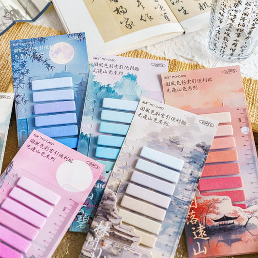 200pcs Retro Color Page Flags | Sticky Index Tabs | Writable Book Tabs | Markers Annotation Tabs | Booklover Reading Planner Study Supplies