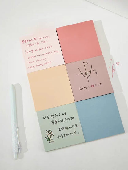 Colorful Sticky Notes | Planner Bujo | Sticky Note Pad | Memo Pad | Planner memo | cute memo pad, Stationery | planner accessory