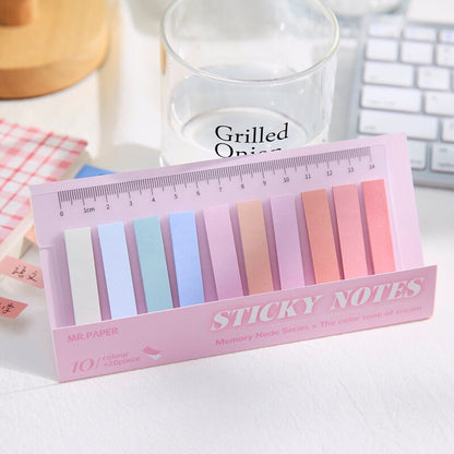 Dreamy Color Page Flags Sticky Notes | Sticky Index Tabs | Writable Book Tabs | Markers Annotation Tabs |  Planner  Study Supplies