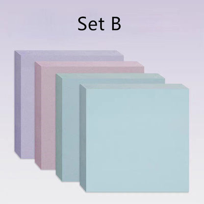 Colorful Sticky Notes | Desktop Notepad | Minimalist Memo Pad | Writing Pad | Note Taking | Planner Journal Office Study School Supplies