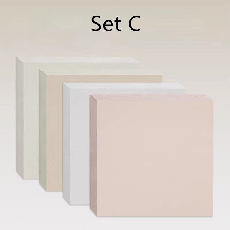 Colorful Sticky Notes | Desktop Notepad | Minimalist Memo Pad | Writing Pad | Note Taking | Planner Journal Office Study School Supplies
