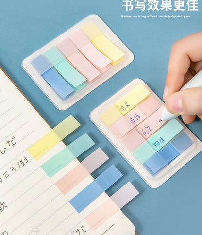 Transparent Index Sticky Notes | Page Markers | Index Stickers| Planner  | Study Supplies