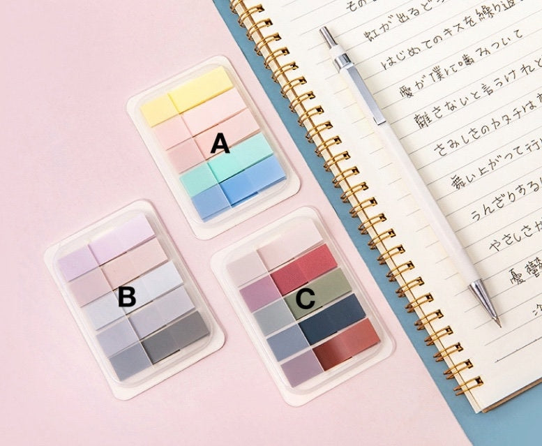 Transparent Index Sticky Notes | Page Markers | Index Stickers| Planner  | Study Supplies