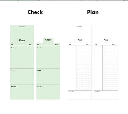 Creative Foldable Notepad | Memo Pad | Creative Bookmark | Note Taking | Office Study Supplies | Gift for Booklover