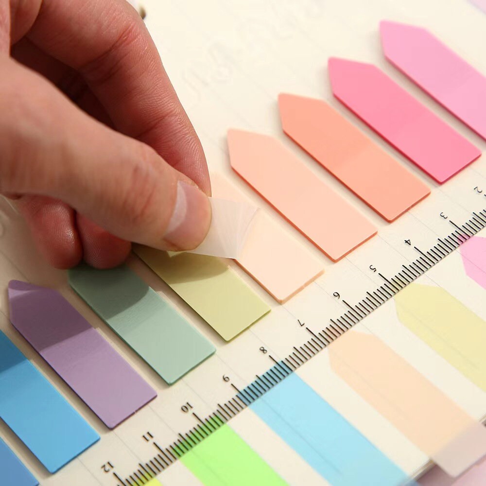 Colorful Sticky Tabs | Annotation Marks for Annotating Books | Book Tabs | Page Flags Markers | Index Sticky Highlighter | Book Lover Gift