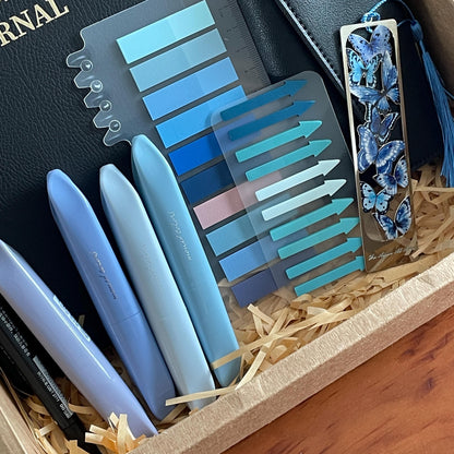 Luxury Booklover Gift Set | Reading Accessories | A5 Reading Journal Book Annotation Kit | Bookworm Gift for Her Him | Reading Gift