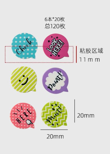 Cute Sticky Index Tabs |  Annotation Marks | Index Sticky Highlighter | Book Tabs Booklover | Sticky Tabs | Sticky Labels  School Stationery