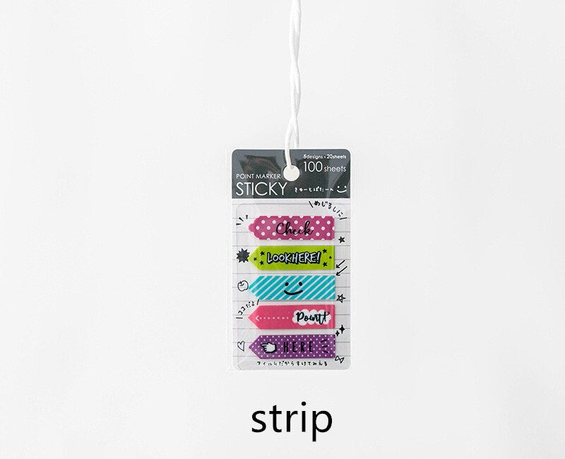 Cute Sticky Index Tabs |  Annotation Marks | Index Sticky Highlighter | Book Tabs Booklover | Sticky Tabs | Sticky Labels  School Stationery