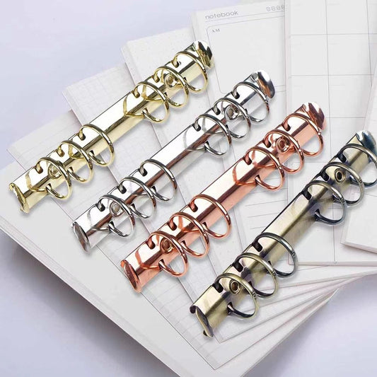 Moterm Metal Planner Binder Rings With 2 Pairs of Screws | A7 A6 Personal A5 for 6 Ring Binder | DIY Binder Refillable Planner Organizer