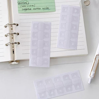 Binder Buckle Stickers | Loose Leaf Binder Extension Sticker | Expand to Stick | Sticker Organizer | 6 Ring Binders | Planner Accessories