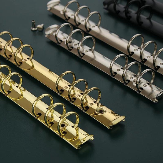 Metal Binder Rings With 2 Pairs of Screws | A8 A7 A6 Personal A5 for 6 Ring Binder | DIY Binder Refillable Planner