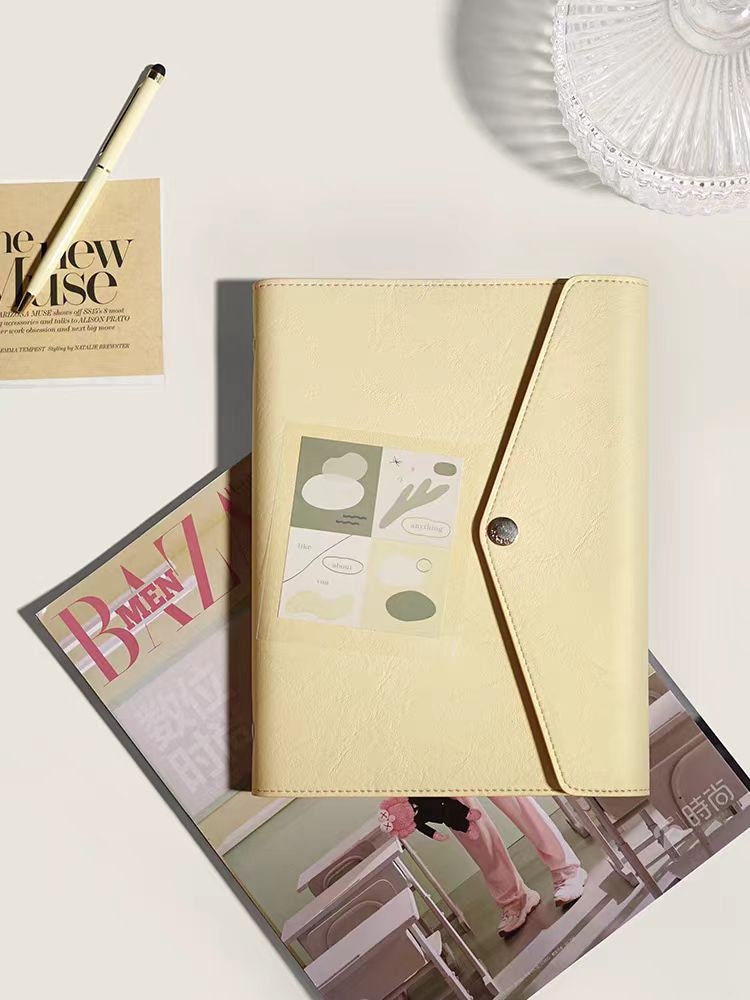 A5 Leather Refillable Planner 6 Ring Binder | A5 Planner Cover | Journal Agenda Notebook | Luxury Gift for Her | School Office Stationery