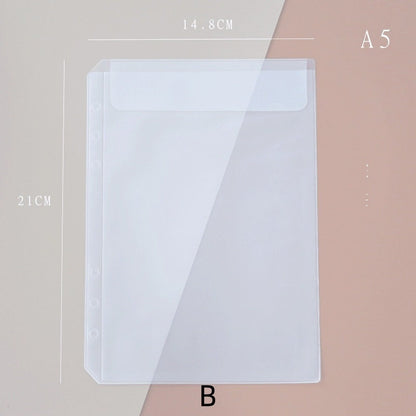 A5 Personal 6 Ring Binder PVC Pocket Insert | Vinyl Dashboard | Planner Card Organizer | Sticker Storage | Card Pocket