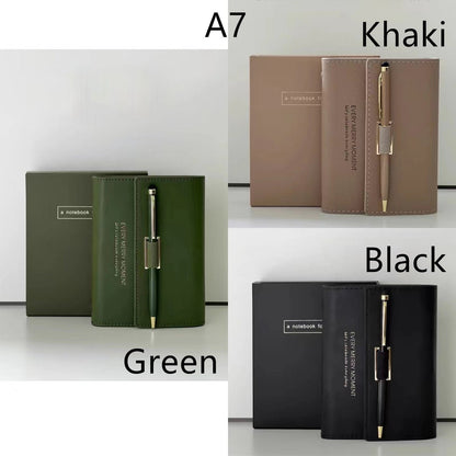2025 A5 A6 A7 Leather 6 Ring Binder | Planner Cover | Journal Agenda Notebook | Luxury Gift for Her | School Office Stationery