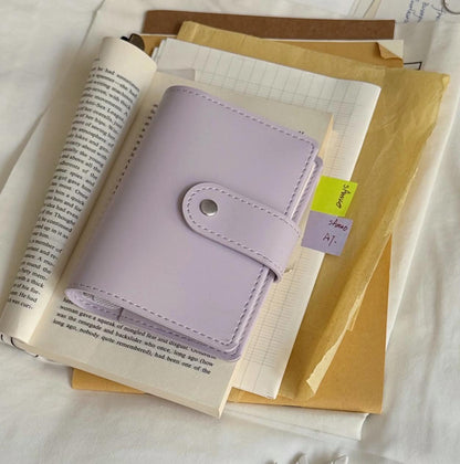 A6 A7 M5 Vegan Leather 6 Ring Binder Planner | Loose Leaf Binder | Daily Weekly Monthly Planner | 2025 Refillable Planner Cover