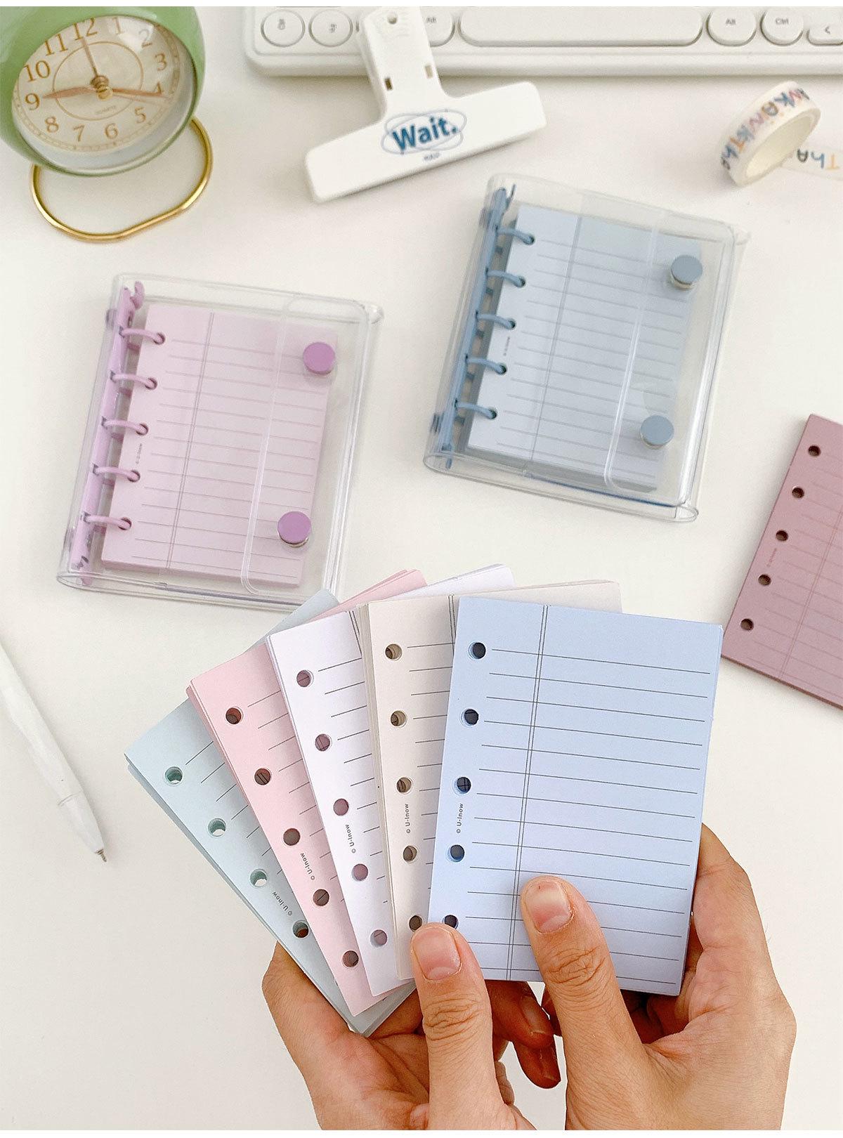 M5 A8 Lined Planner Inserts | 5 Ring Binder Planner Refills | Weekly Daily Monthly Plan To Do List | Printed Ruled Inserts | Filofax Moterm