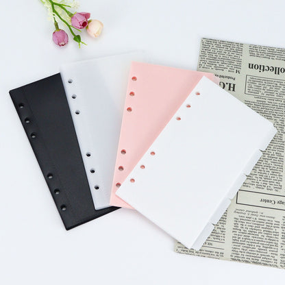 A5 A6 A7 Personal Size 6 Ring Binder Divider Pocket | Sticker Organizer | PVC Insert Pocket | Cash Envelope | Budget Book Planner