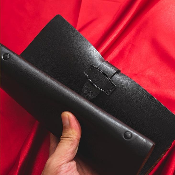 A5 Personal Soft Leather 6 Ring Binder | Refillable Planner Journal Agenda Notebook | Luxury Gift for Her | School Office Stationery