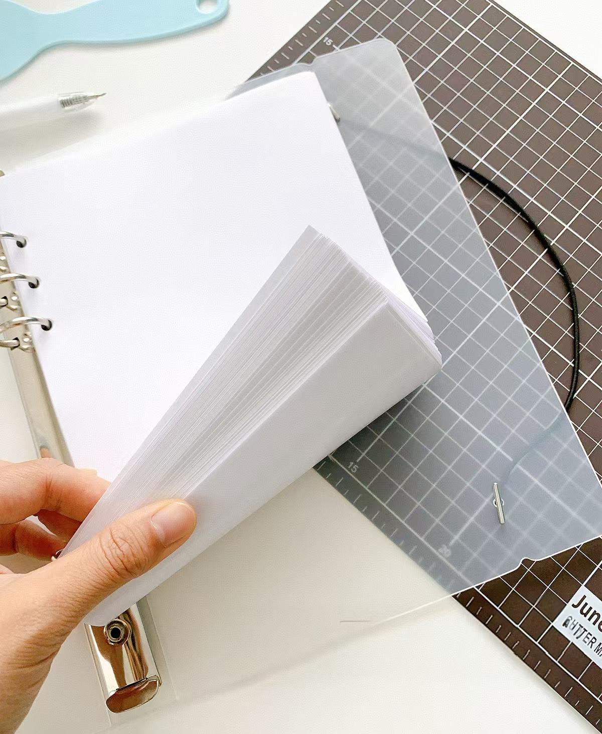 A5 A6 Release Paper Book | Sticker Tape Collection Book | Sticker Book | Reusable Release Pages | Sticker Organizer Storage Book