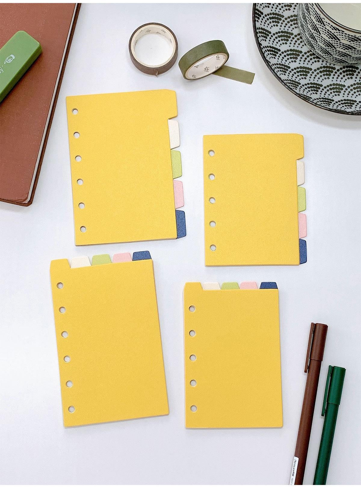 M5 A7 Planner Dividers with Tabs | Glitter Dividers Dashboards | A7 M5 A8 Planner Inserts Refills | 6 Ring Binder Planner Accessories