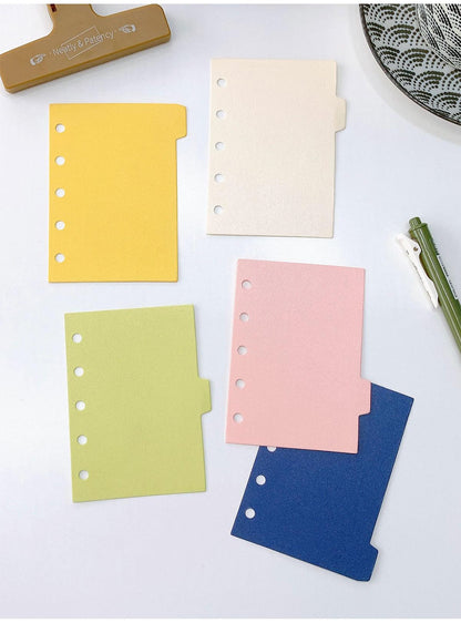 M5 A7 Planner Dividers with Tabs | Glitter Dividers Dashboards | A7 M5 A8 Planner Inserts Refills | 6 Ring Binder Planner Accessories