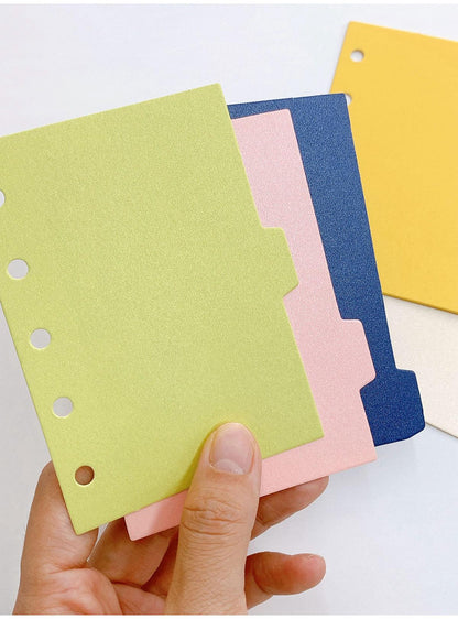 M5 A7 Planner Dividers with Tabs | Glitter Dividers Dashboards | A7 M5 A8 Planner Inserts Refills | 6 Ring Binder Planner Accessories
