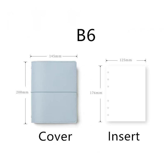 2025 B6 Vegan Leather 6 Ring Binder |  2025 Daily Weekly Planners | Journal Diary Agenda Notebook | Gift for Her | School Office Stationery